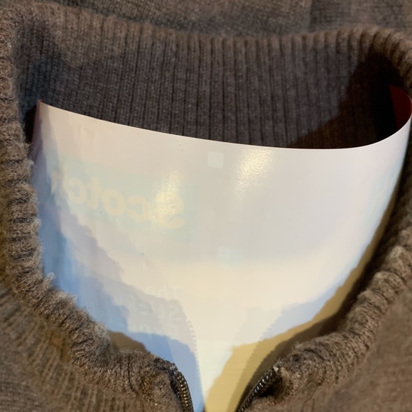 Eddie Bauer Men's Zip Up Sweater - Brown - Picture 12 of 13